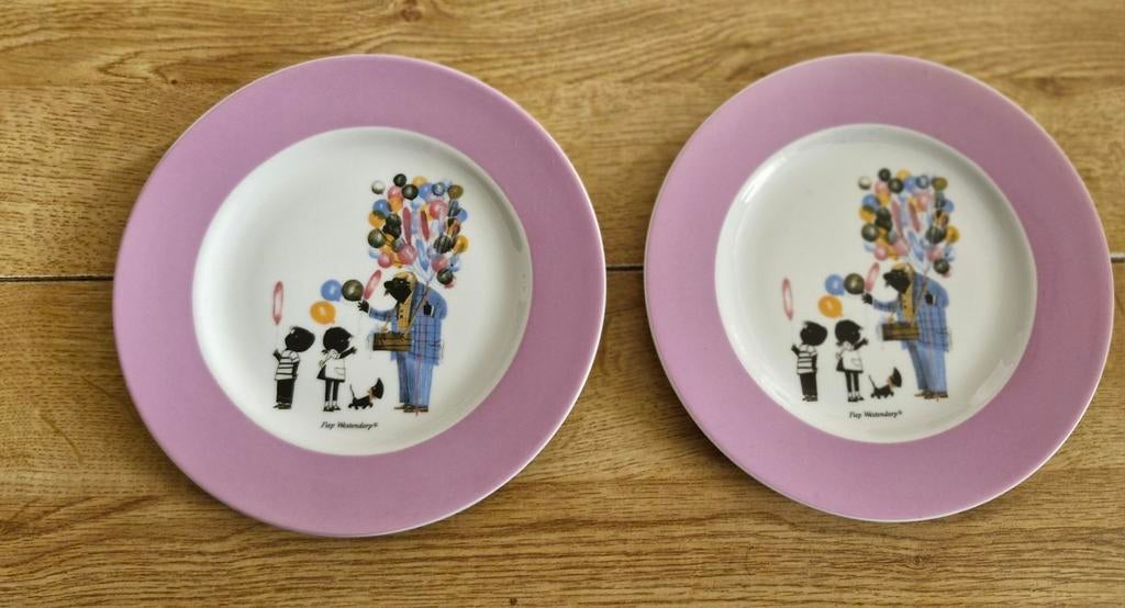 Twee ontbijtborden Jip en Janneke, Ophalen of Verzenden, Zo goed als nieuw, Overige stijlen, Bord(en)