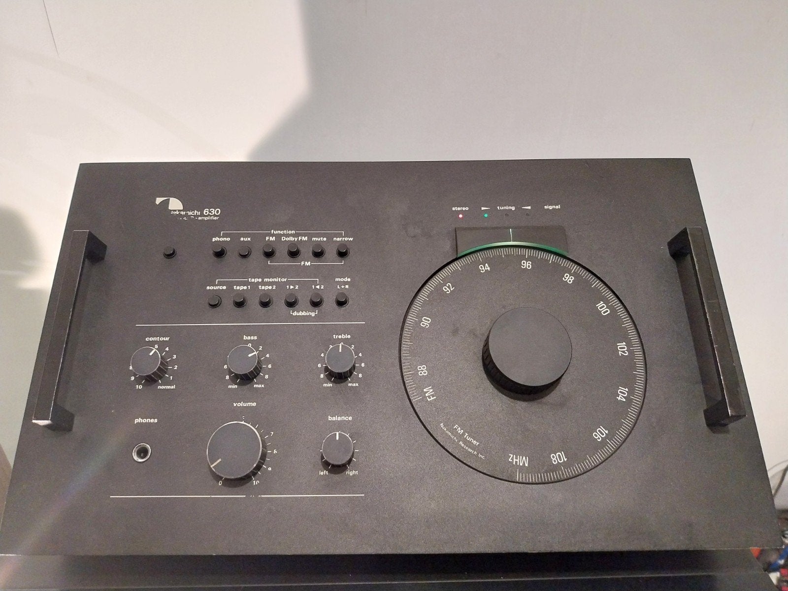 NAKAMICHI 630 PRE AMP TUNER, Ophalen of Verzenden, Zo goed als nieuw, Audio