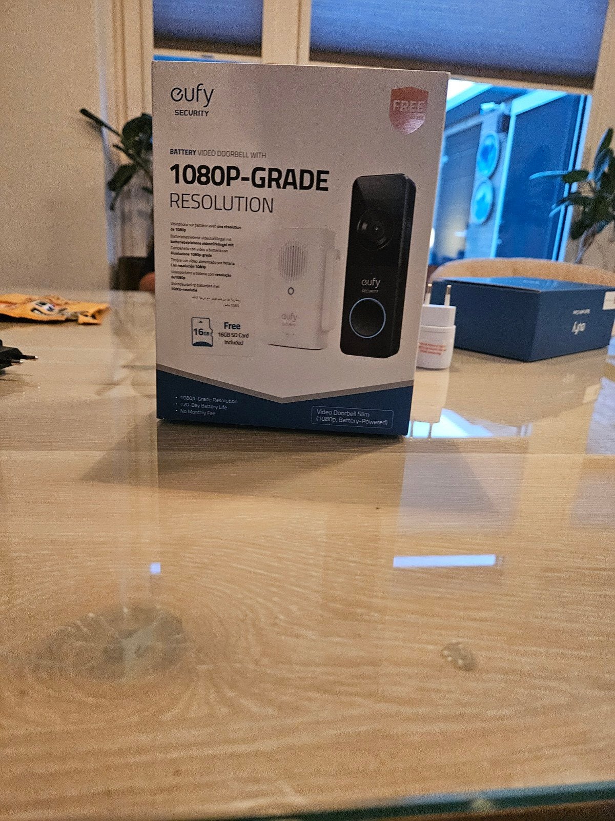 Eufy Security Video Deurbel met 1080P Resolutie, Ophalen of Verzenden, Nieuw, Compleet systeem