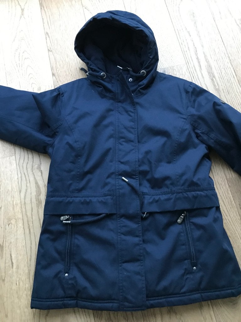 Blauwe winterjas maat XL, Blauw, Maat 46/48 (XL) of groter, Ophalen of Verzenden, Onbekend