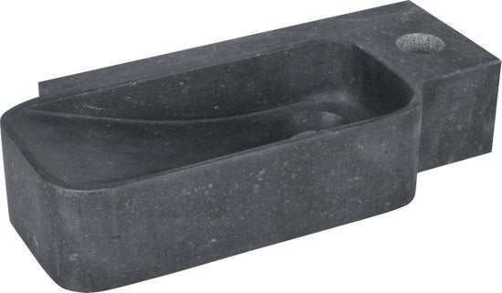 Nieuw: Differnz Reba Fontein Natuursteen - Compact & Stijlvo, Ophalen of Verzenden, Nieuw, Steen, Wastafel