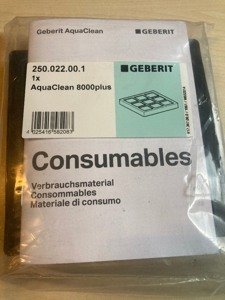 Geberit AquaClean 8000plus koolstof filter (250.022.00.1), Ophalen of Verzenden, Nieuw, Toilet