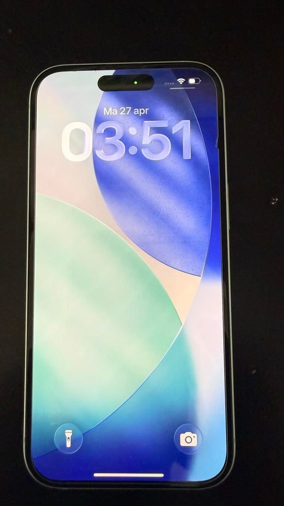iPhone 15 128 GB Groen, Telecommunicatie, Mobiele telefoons | Apple iPhone, Ophalen, IPhone 15, 77 %, Zonder simlock