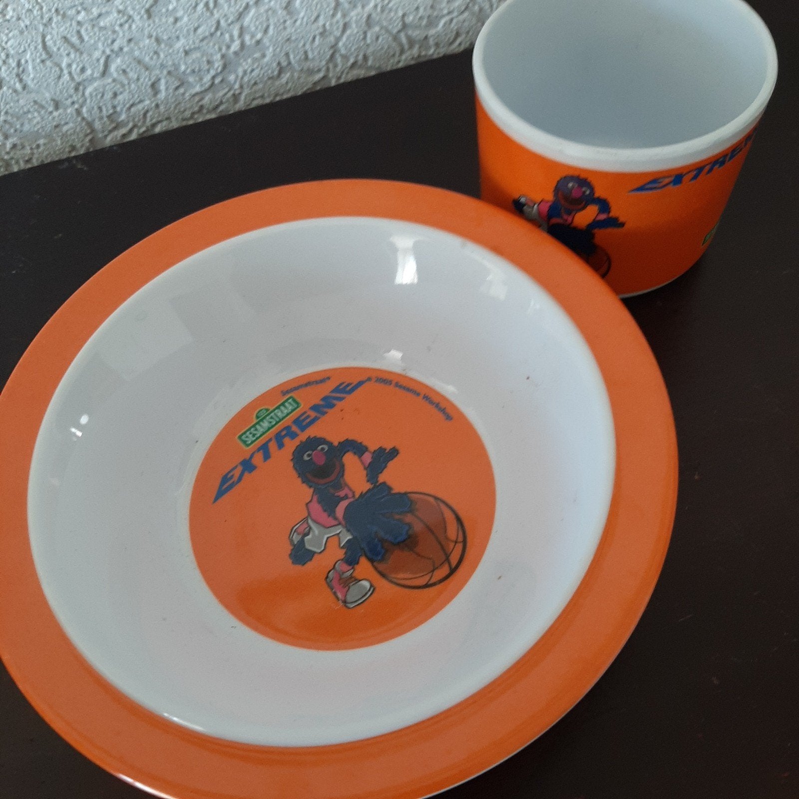 Sesamstraat Extreme Servies Set - Grover Basketbal, Ophalen of Verzenden, Nieuw, Overige stijlen