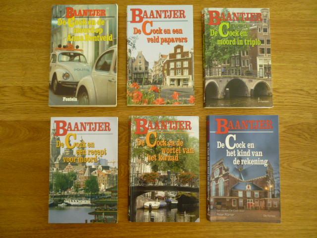 6 x Baantjer - De Cock nr. 4 / 62 / 66 / 67 / 68 / 93, Boeken, Ophalen of Verzenden, Gelezen, Baantjer