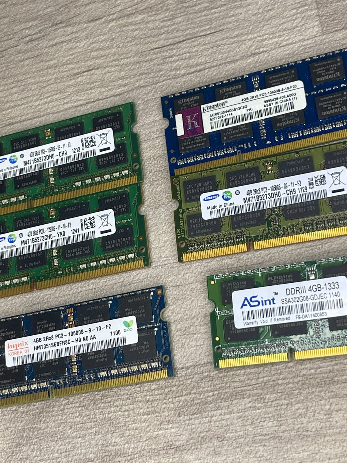 Laptop RAM /Geheugen SO-DIMM DDR3 (4gb/8gb sets, Computers en Software, Ophalen, Zo goed als nieuw, DDR3, Laptop