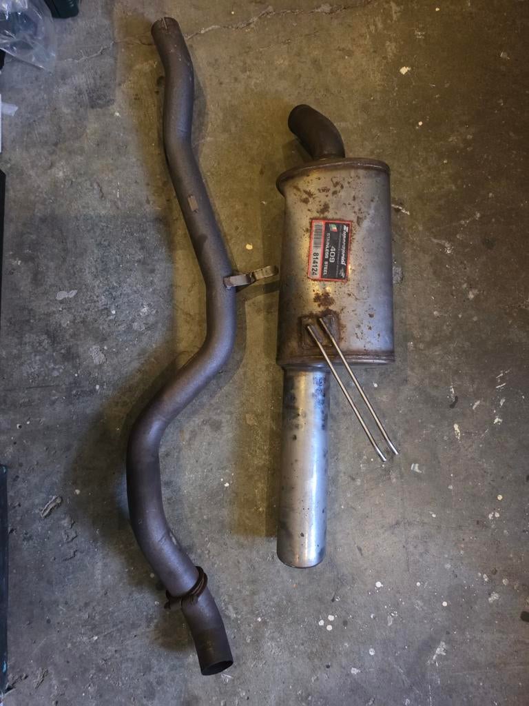 Fiat Coupe 20v turbo supersprint rvs uitlaat, Ophalen of Verzenden, Fiat