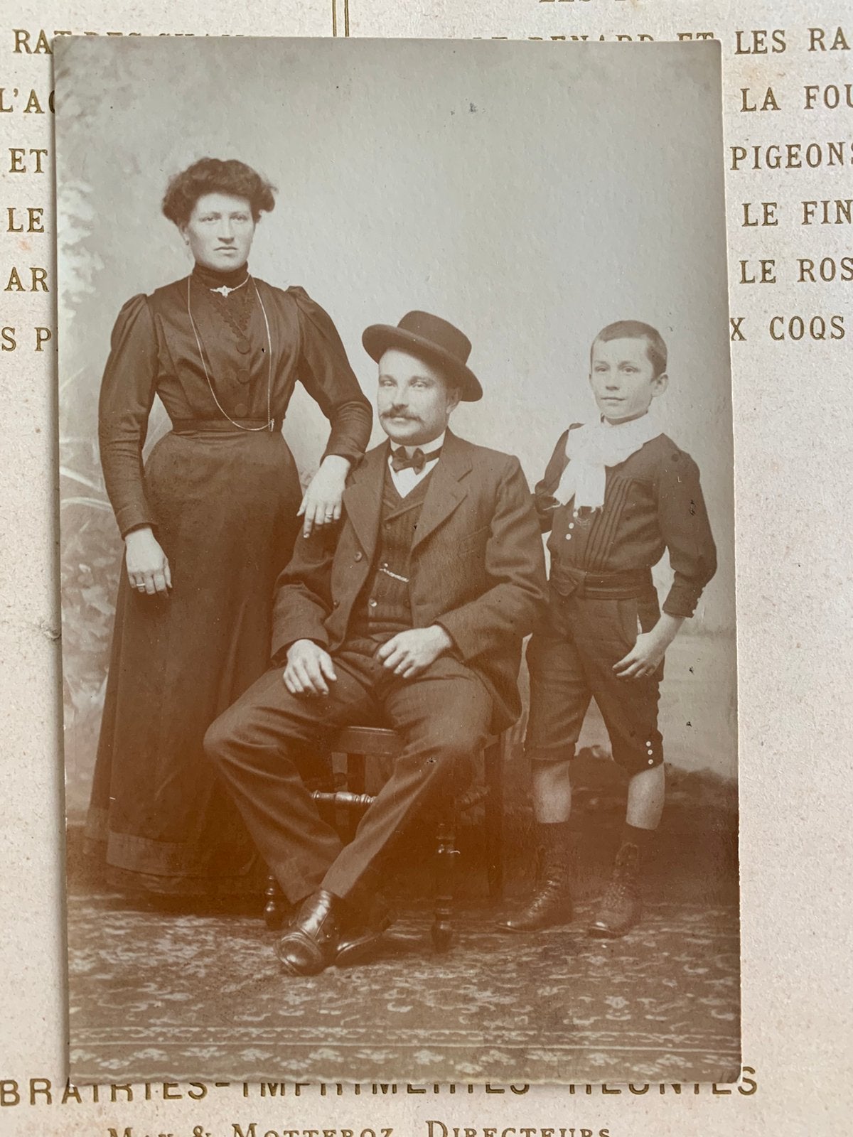 Foto - famille Goullon Bony (VI), Gebruikt, Foto, Ophalen of Verzenden, Voor 1940