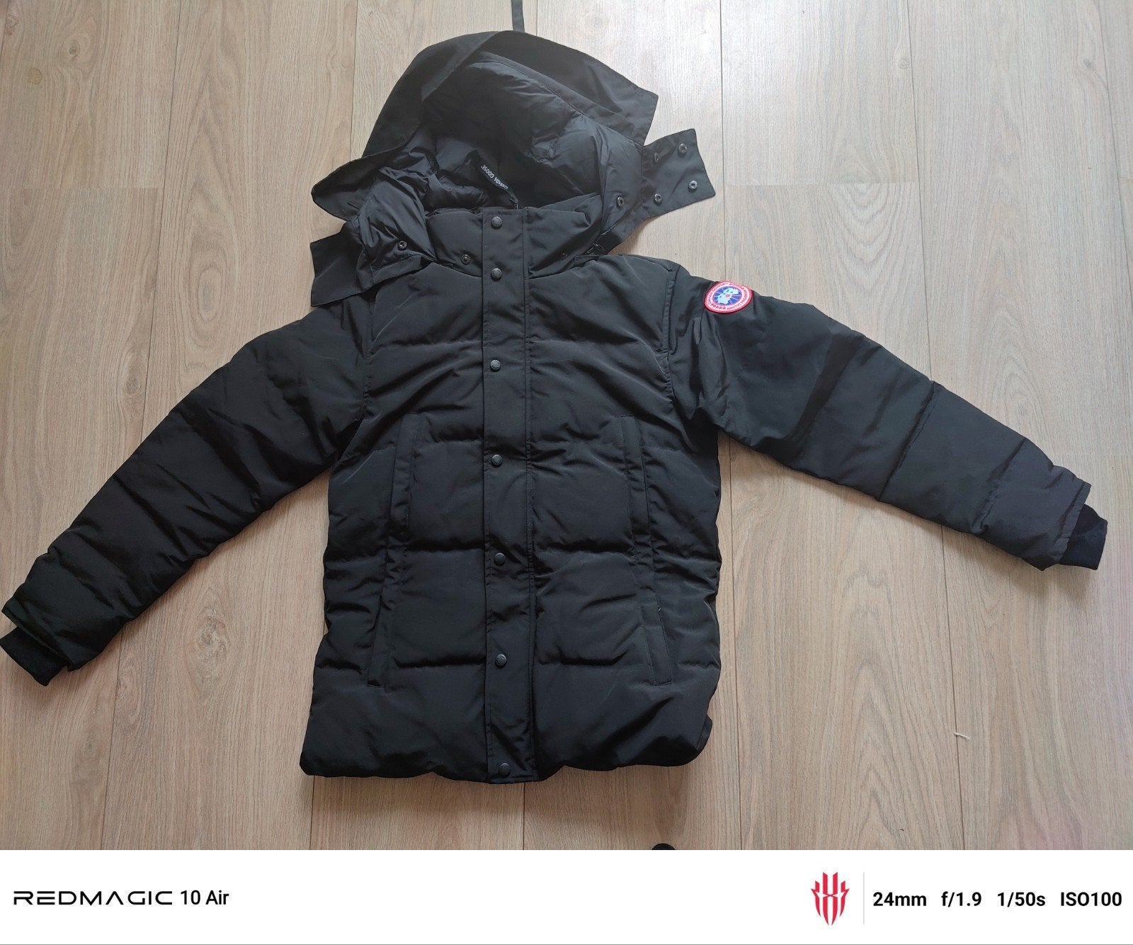 Canada Goose Puffer Jas Zwart - Maat L, Kleding | Dames, Jassen | Winter, Maat 42/44 (L), Ophalen of Verzenden, Zo goed als nieuw