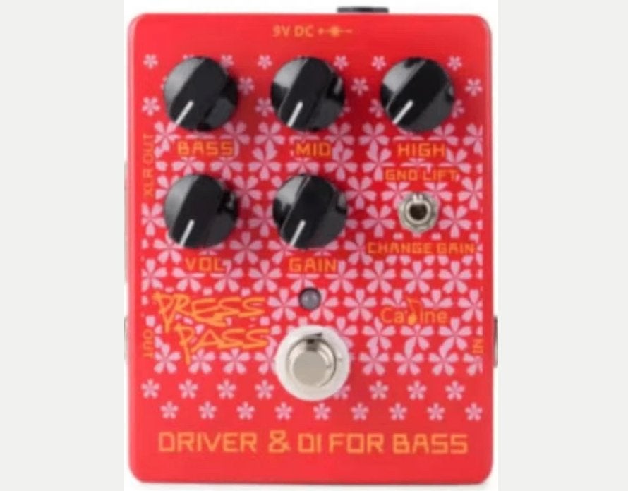 Caline CP-59 Bass Driver + DI Effects gitaar effecten pedaal, Ophalen of Verzenden, Nieuw