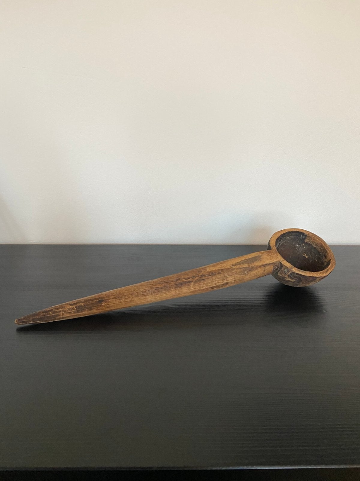 Grote, houten lepel, Hout, Ophalen of Verzenden, Bruin, Landelijk