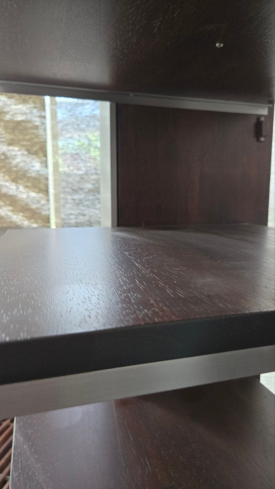 Hifi Kast - Hardhout & Aluminium, Huis en Inrichting, Ophalen, Cd's
