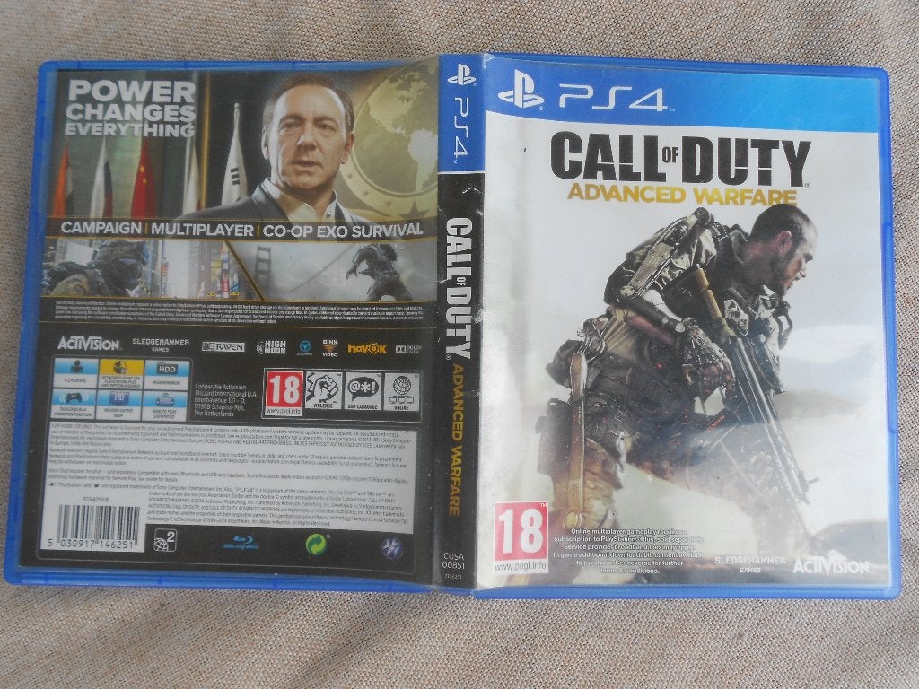 Call of Duty_Adv Warfare game voor playstation 4. z/boekje., Ophalen, Gebruikt, Vanaf 18 jaar, Vechten