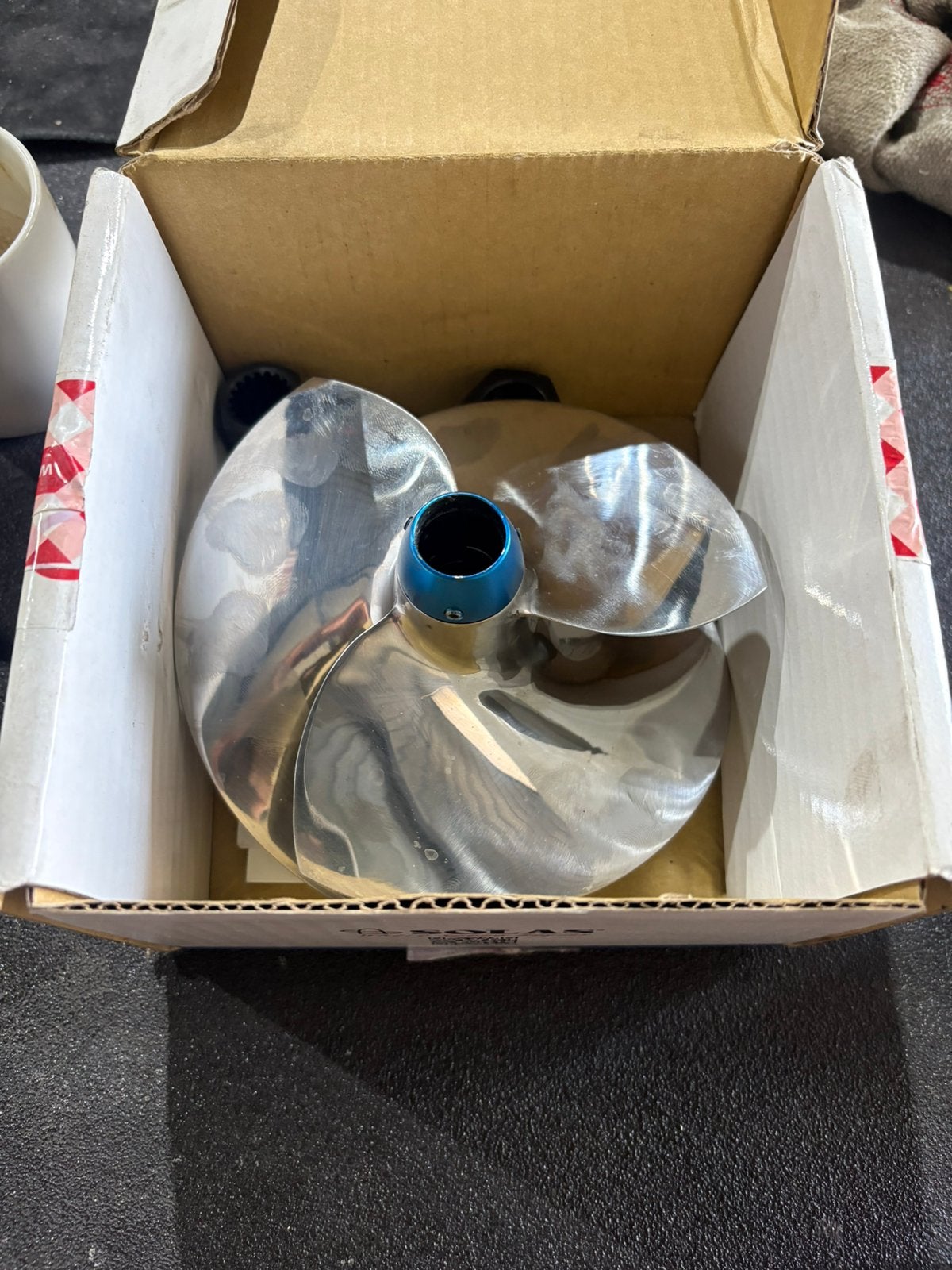 Solas schroef, Ophalen, Gebruikt, Motor en Techniek, Motorboot