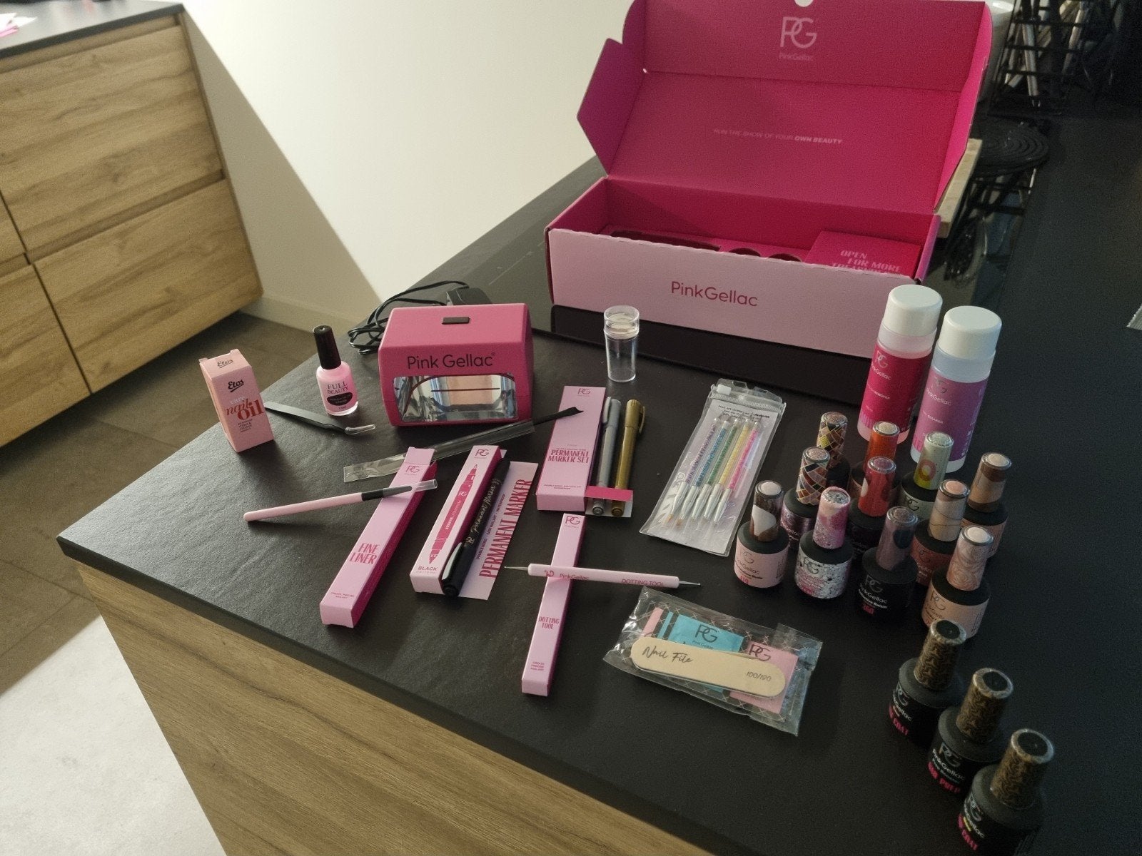 Pink Gellac zeer complete set, Ophalen of Verzenden, Zo goed als nieuw, Overige typen