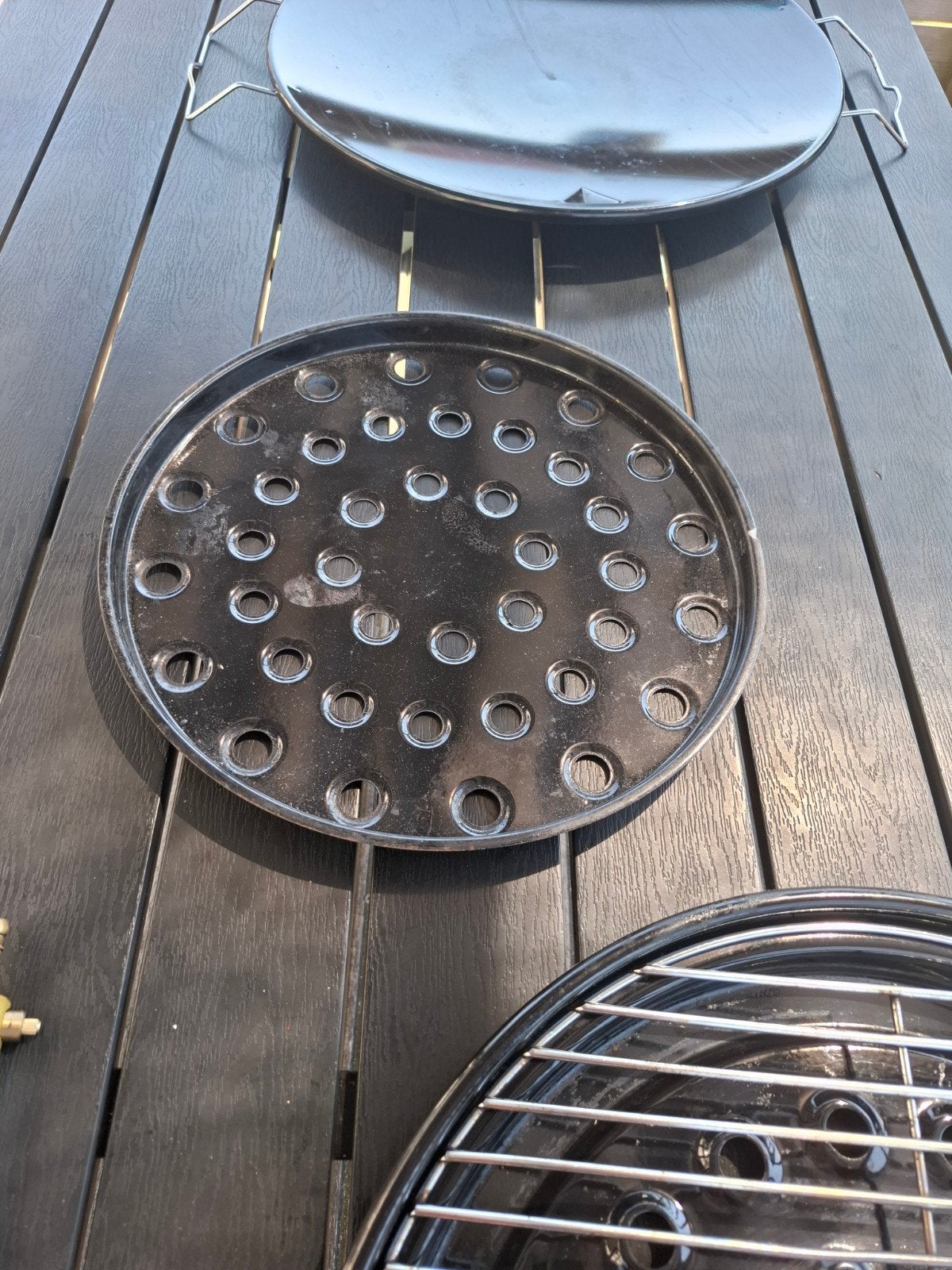 Skottelbraai, Ophalen