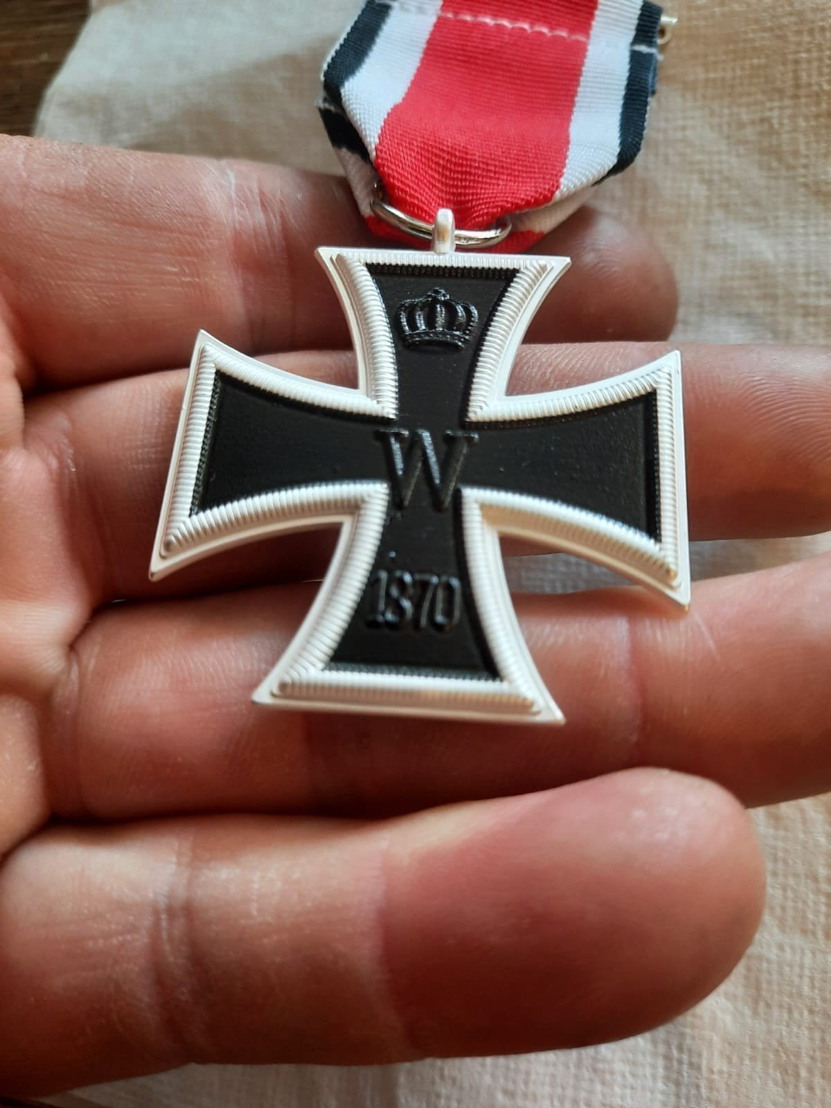 Ijzeren kruis wo1, Overige materialen, Ophalen of Verzenden, Zo goed als nieuw, Kruis of Symbool