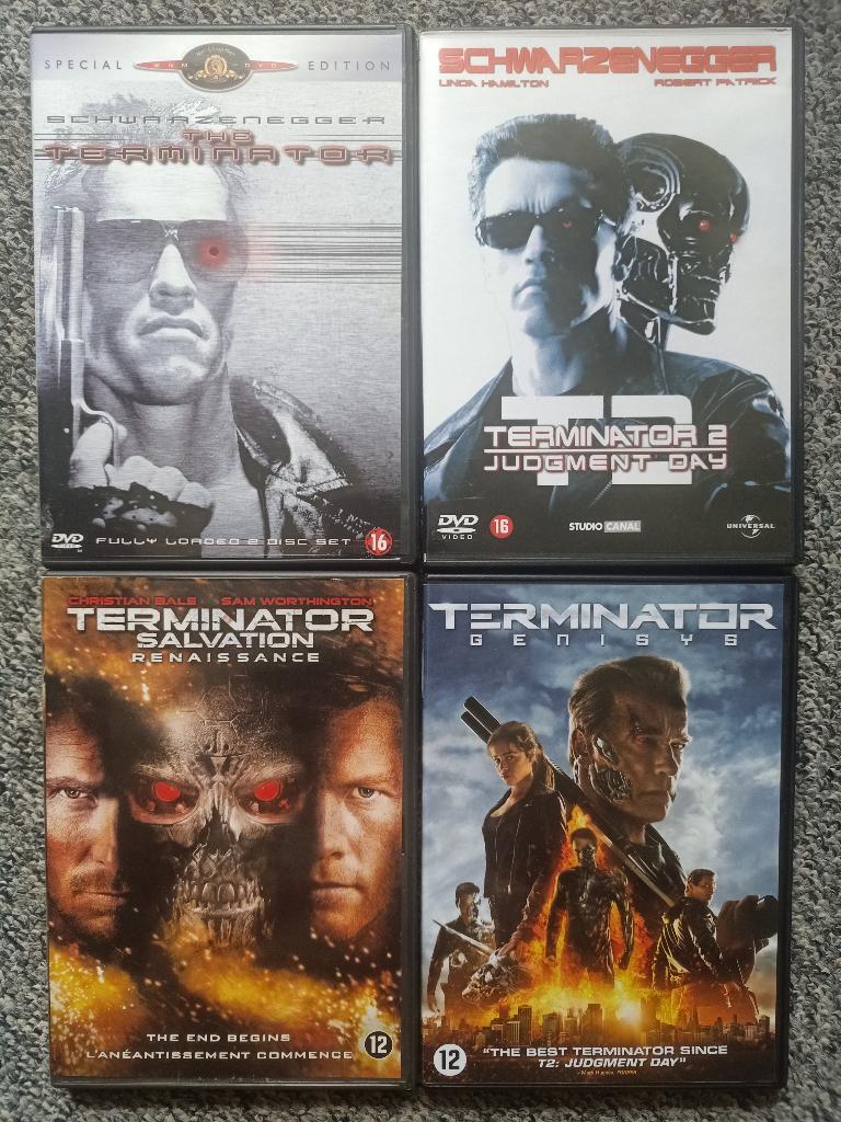 Terminator 1, 2, Salvation, Genisys - Topfilms!!, Cd's en Dvd's, Dvd's | Science Fiction en Fantasy, Alle leeftijden, Ophalen of Verzenden