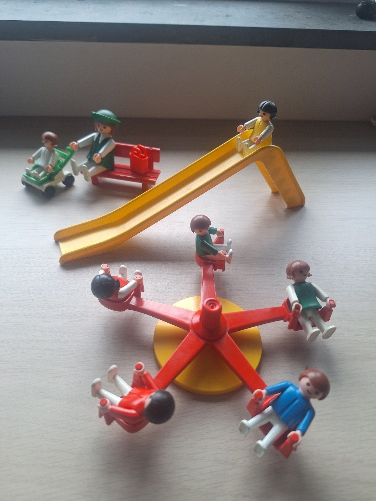 Vintage Playmobil Speeltuin set 3416, Gebruikt, Complete set, Overige typen, Ophalen of Verzenden