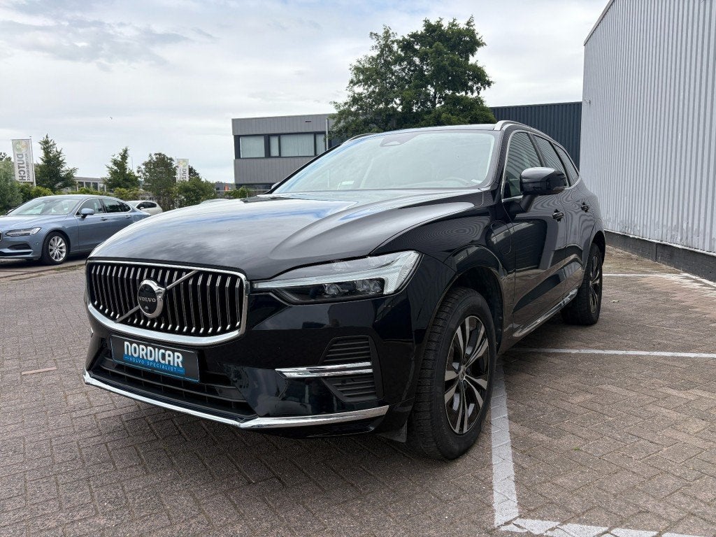 Volvo XC60 2.0 T6 AWD Inscription Expr. Leer I 360 Cam. I Al, Auto's, Gebruikt, Adaptive Cruise Control, Zwart, Plug-in hybride