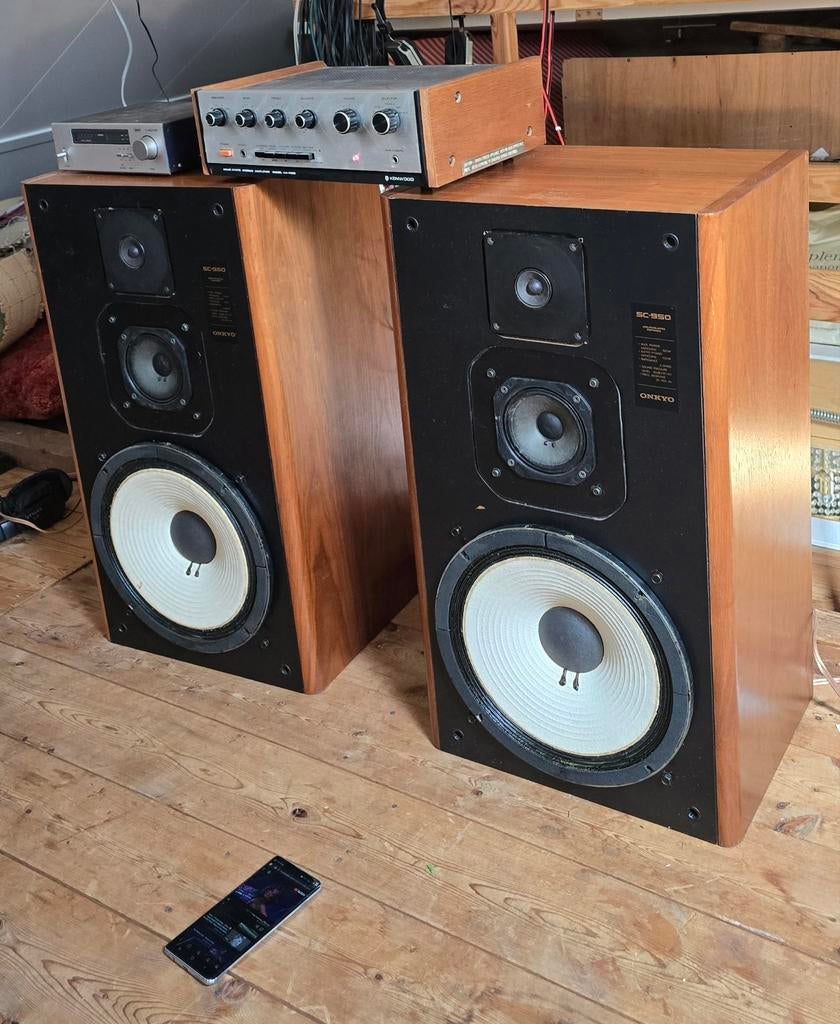 JBL 4312 onderdelen in Onkyo SC-950 kast, Audio, Tv en Foto, Luidsprekers, Ophalen of Verzenden