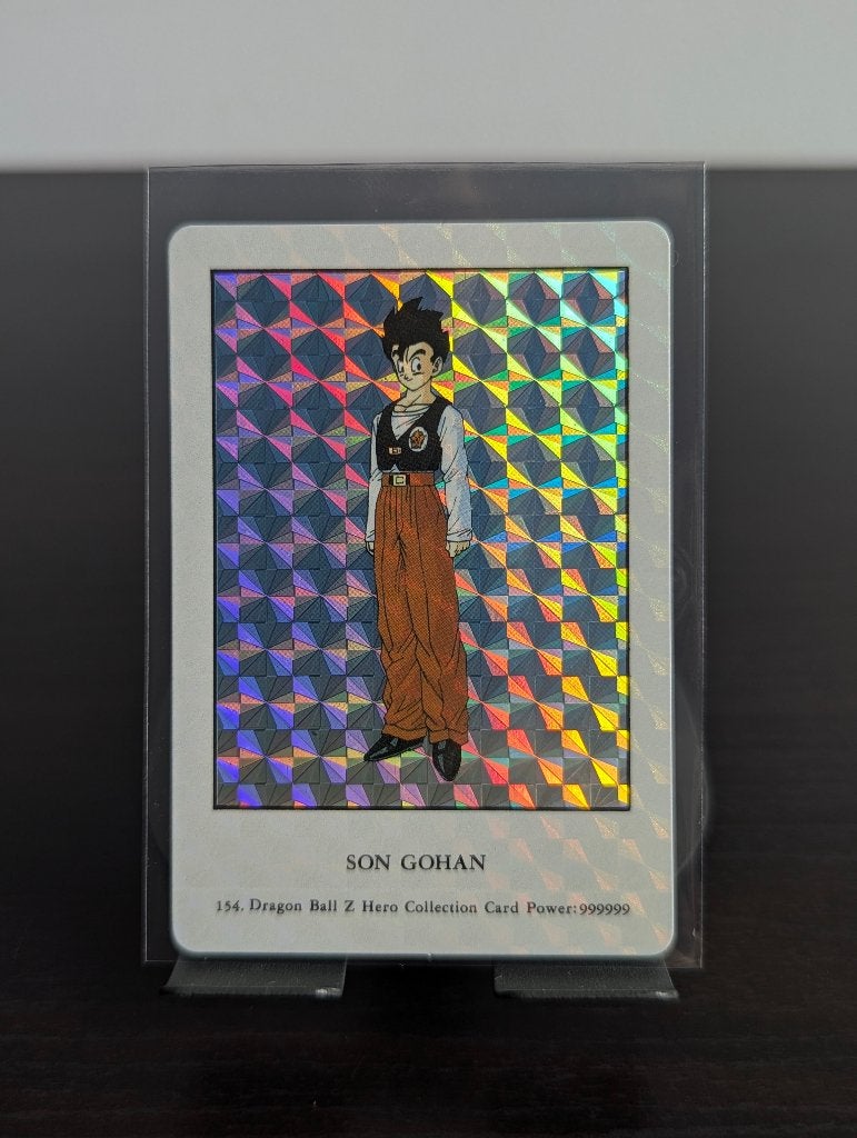 Dragon Ball Z Hero Collection Kaart - Son Gohan #154, Ophalen of Verzenden, Zo goed als nieuw, Losse kaart
