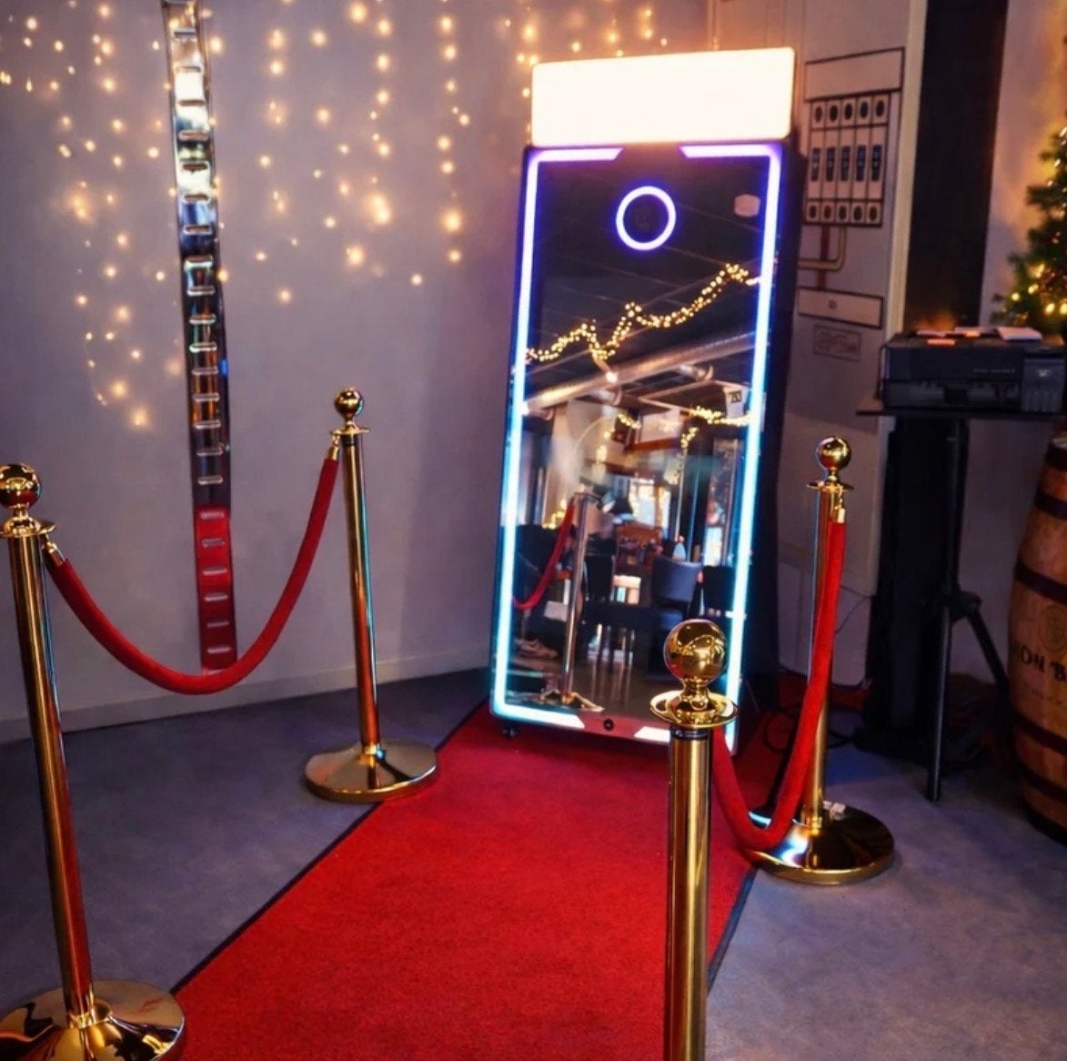 Magic Mirror Photobooth - Feestelijke Herinneringen, Ophalen of Verzenden, Zo goed als nieuw, Geboorte of Huwelijk