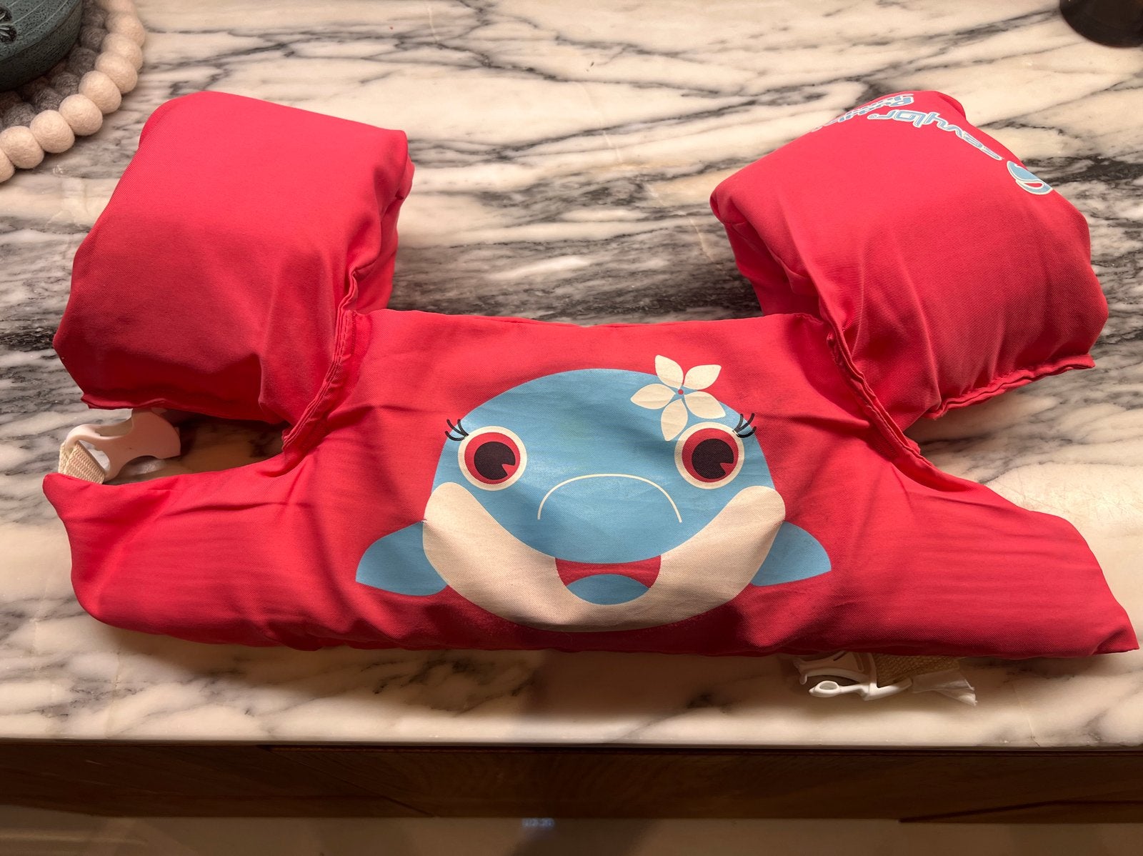 Sevylor Puddle Jumper Dolfijn Zwemvest Roze, Ophalen, Gebruikt