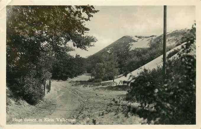 301-388-017 Nederland Hoge duinen in Klein Valkenisse, Verzenden, Voor 1920