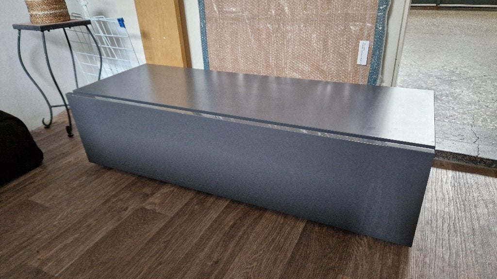 Grijs dressoir / tv-kast / opbergkast, Huis en Inrichting, Ophalen, Gebruikt, 100 tot 150 cm, Met deur(en)