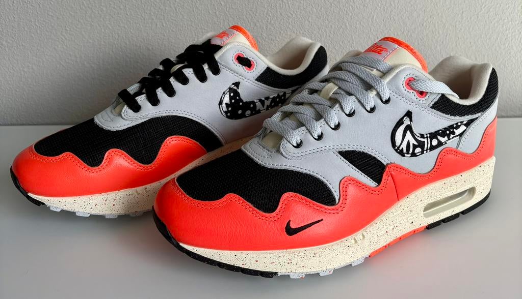 Nike Air Max 1 Patta Custom 44, Kleding | Heren, Schoenen, Overige kleuren, Verzenden, Nieuw, Sneakers of Gympen