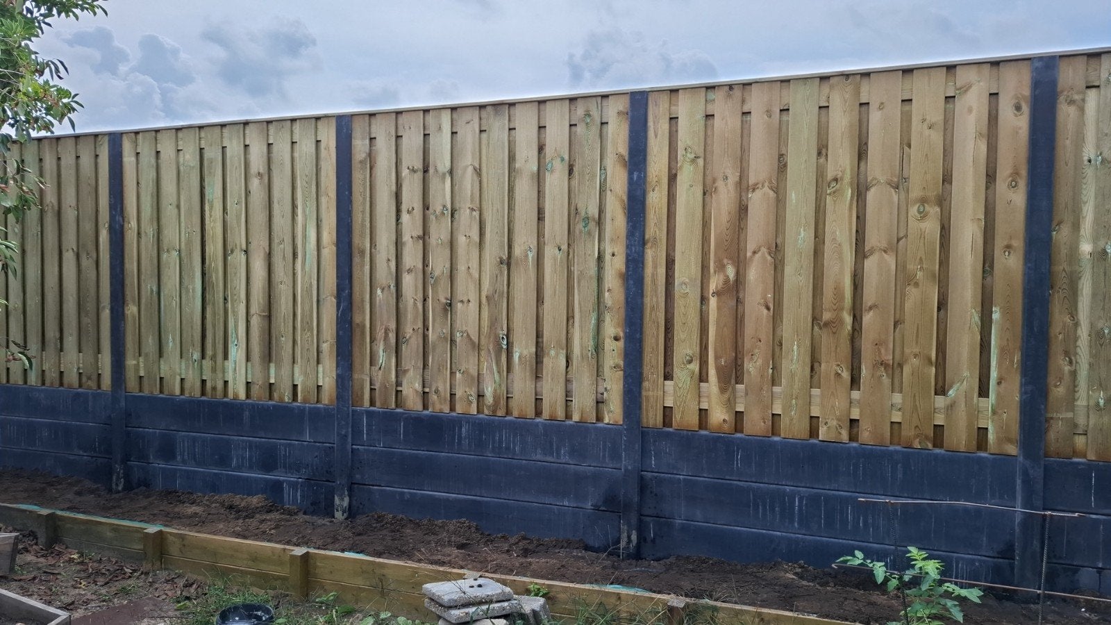 schutting voordelig laten plaatsen, Ophalen of Verzenden, Nieuw, 6 meter of meer, 1 tot 2 meter