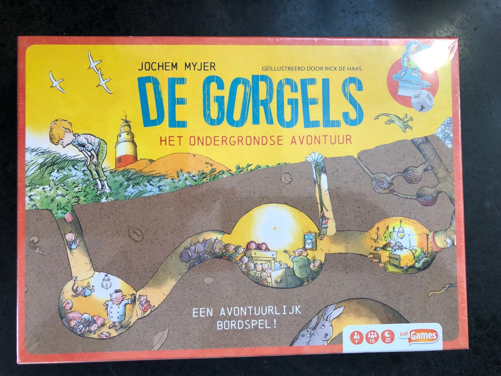 De Gorgels: Het Ondergrondse Avontuur Bordspel (nieuw), Een of twee spelers, Ophalen of Verzenden, Nieuw