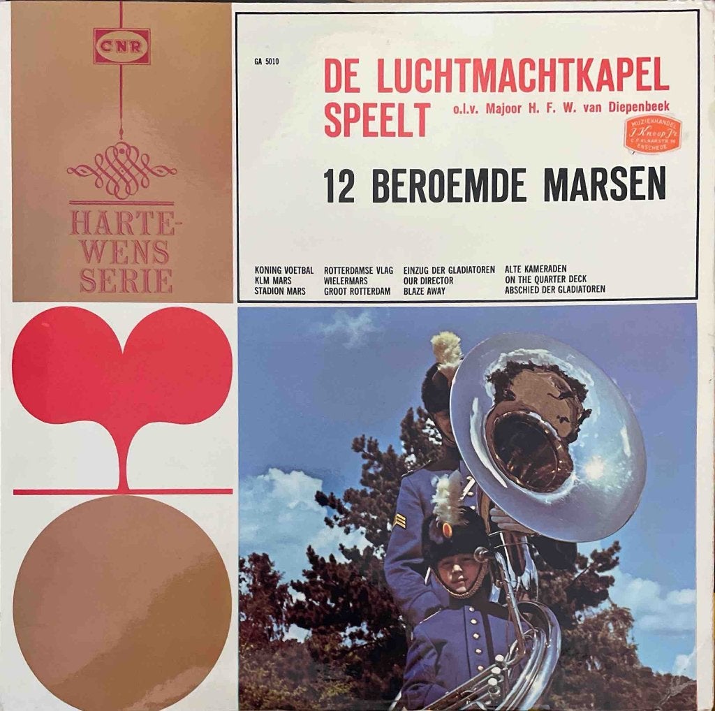 Kapel Van De Koninklijke Luchtmacht - 12 Beroemde Marsen, LP, Gebruikt, Traditioneel en Volksmuziek, Ophalen of Verzenden