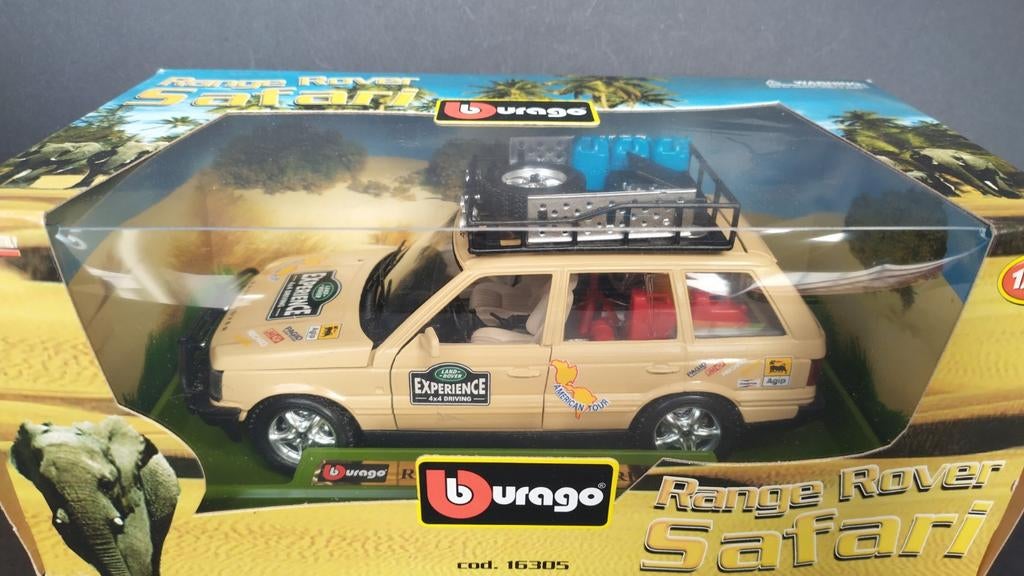 Range Rover safari 1:24 Bburago Burago Pol, Bburago@bburago.com, Auto, Verzenden, Nieuw