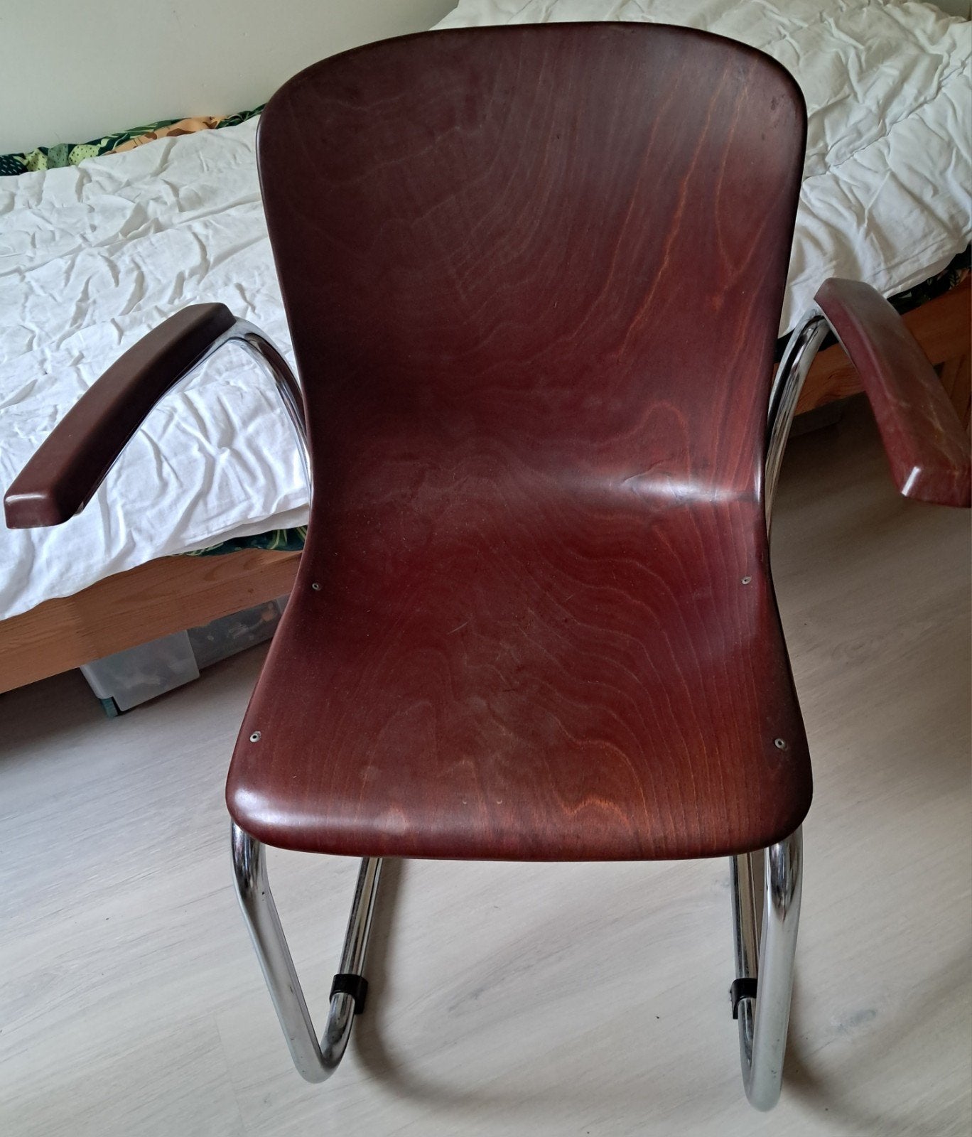 vintage buisframe stoel, Ophalen, Gebruikt, Eén