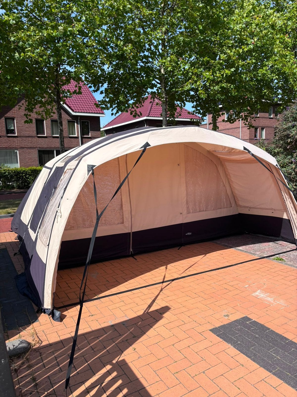 Opblaasbare Obelink Florence XL evt met nieuwe huifkar, Caravans en Kamperen, Tenten, Ophalen, Zo goed als nieuw, Tot en met 6