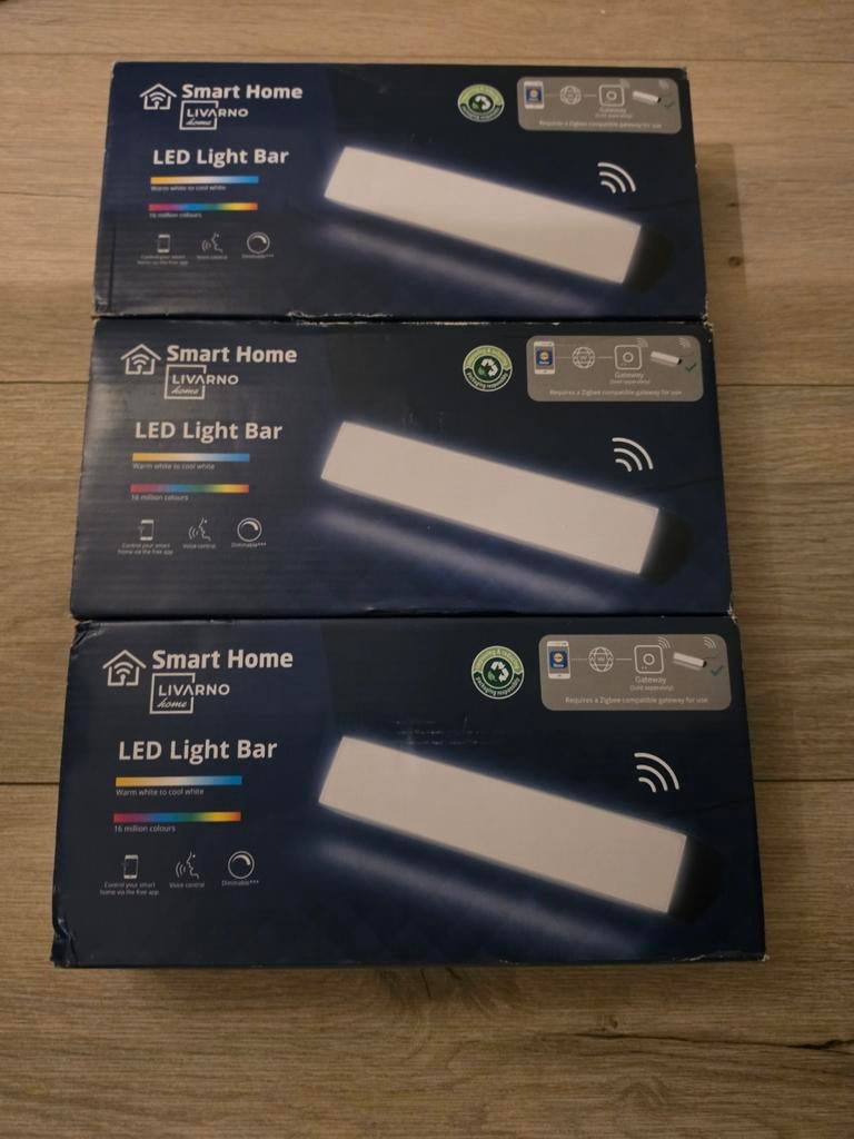 3x Nieuwe Livarno Home Smart LED Lichtbalken, Ophalen