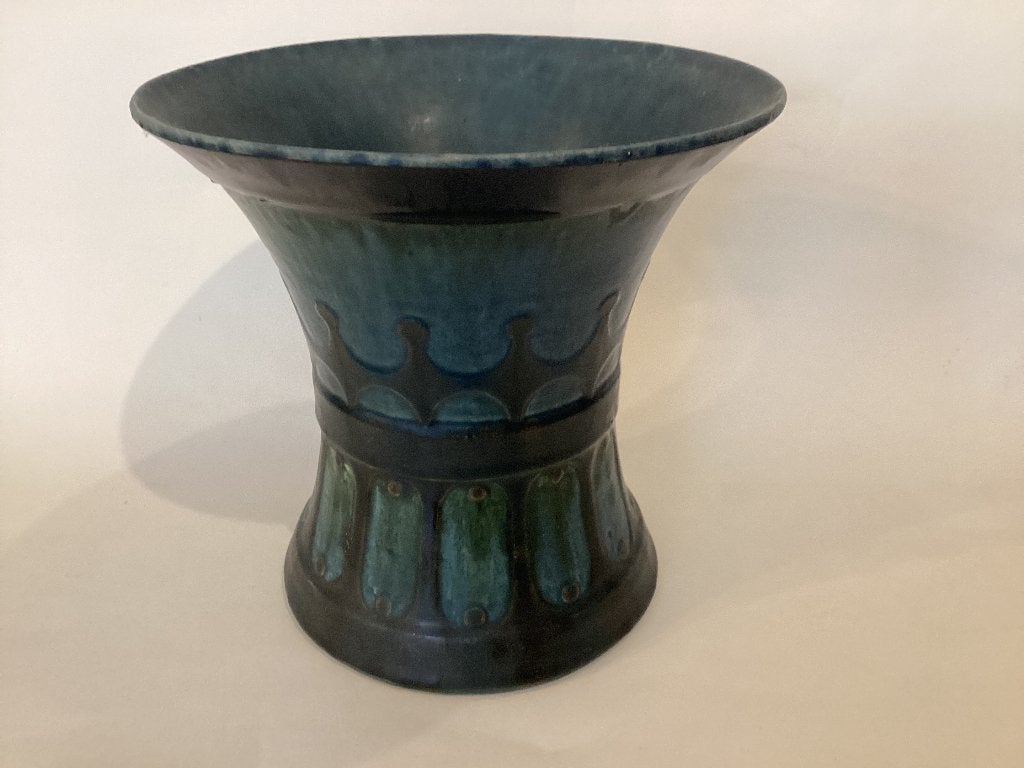 Sgraffito vaas Brouwer, Antiek en Kunst, Ophalen of Verzenden