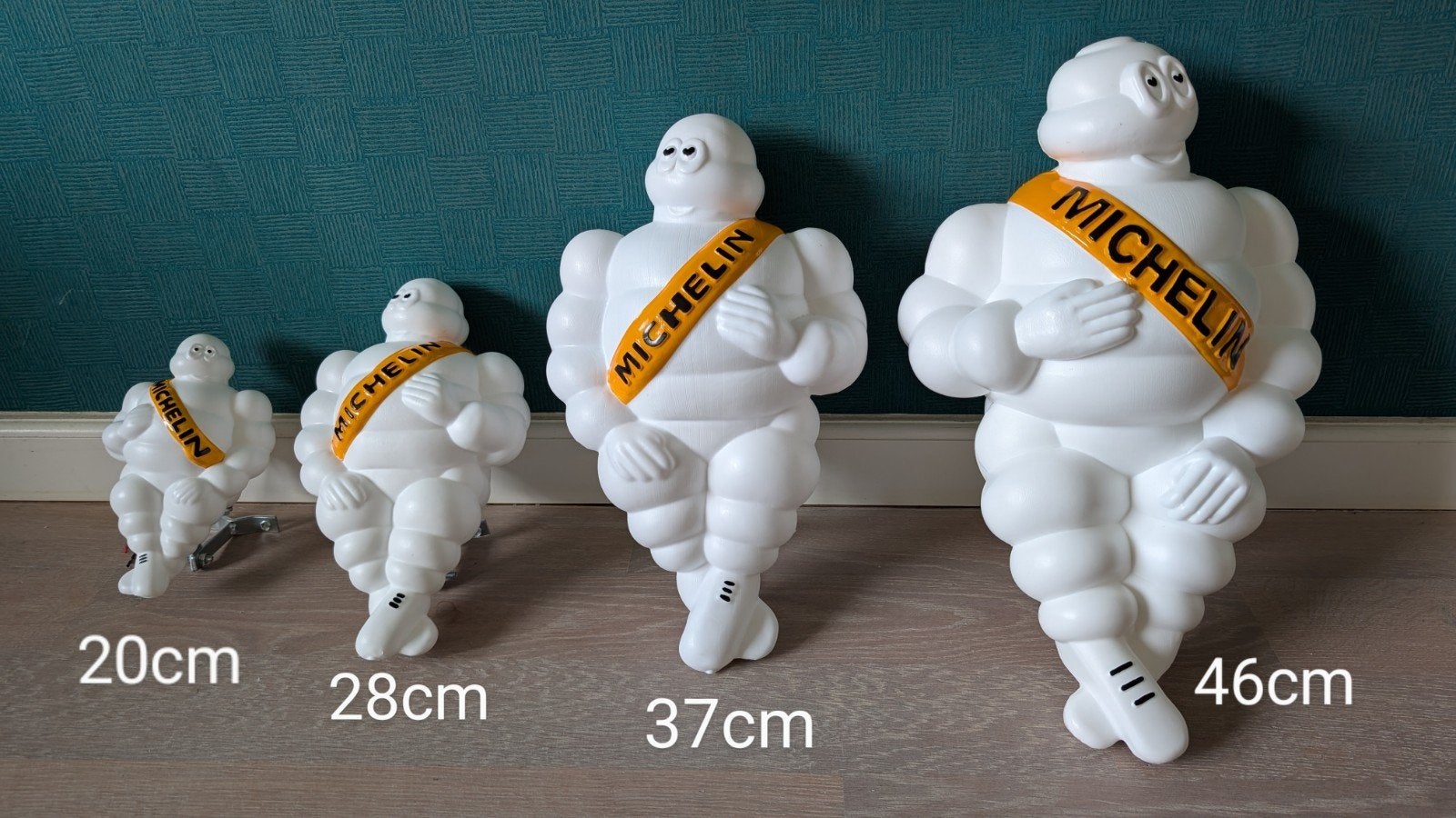Michelin​ poppen bibendum in verschillende formaten incl LED, Verzamelen, Merken en Reclamevoorwerpen, Ophalen of Verzenden, Nieuw