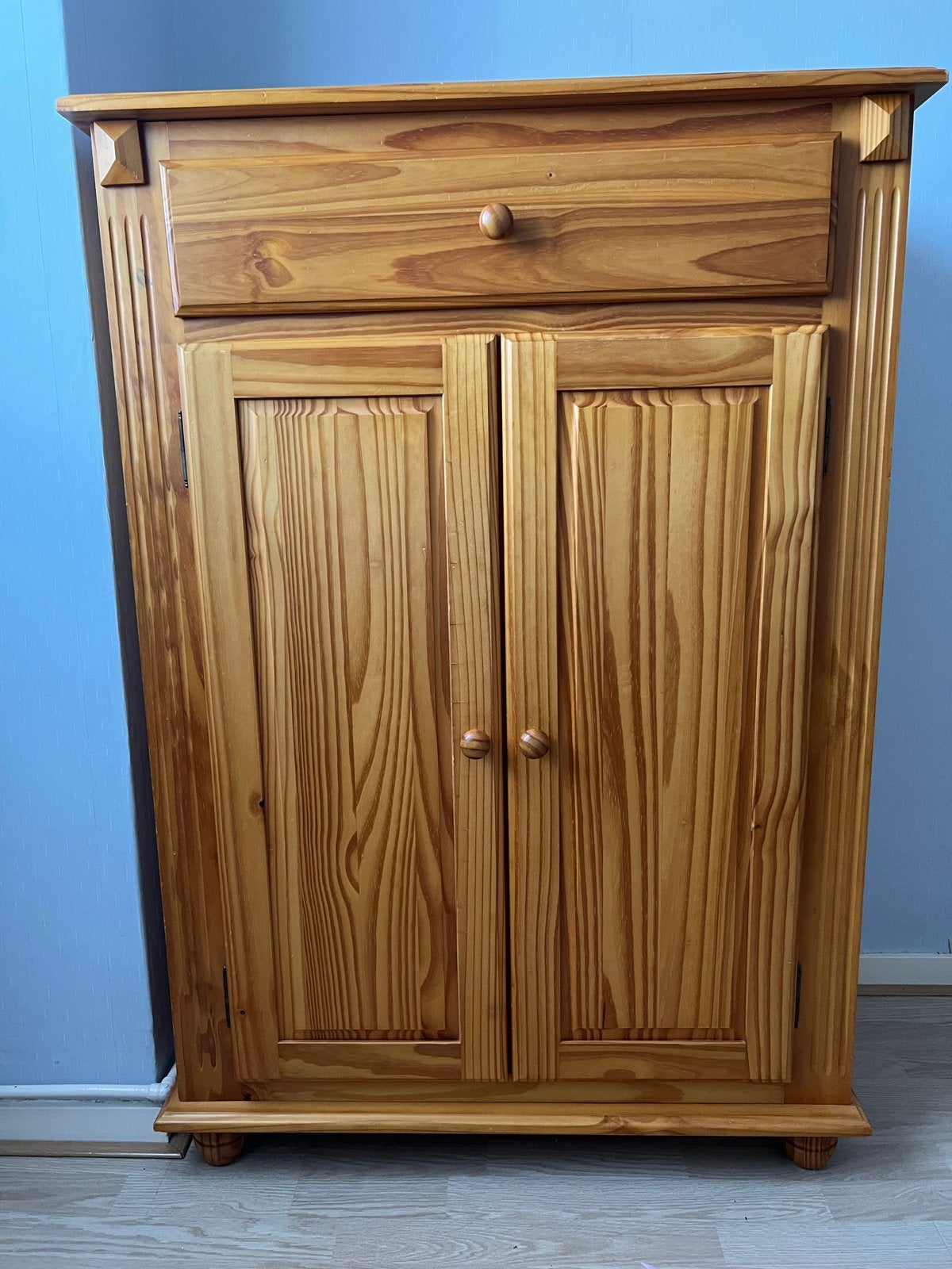 Brocante Houten kastje meidenkast met lade en deurtjes, Huis en Inrichting, Kasten | Overige, Ophalen, Gebruikt