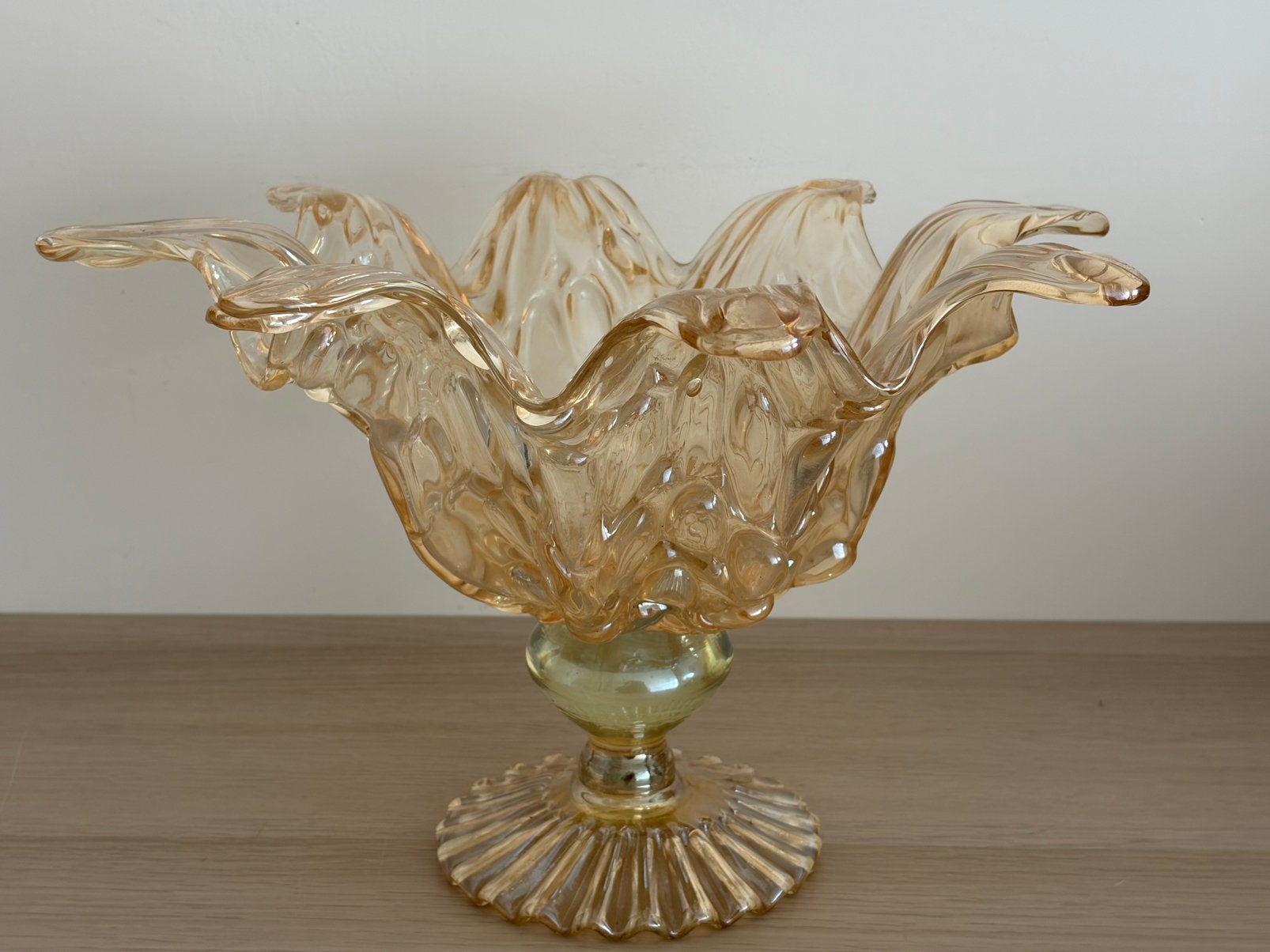 Mooie glazen Murano schaal, Ophalen of Verzenden