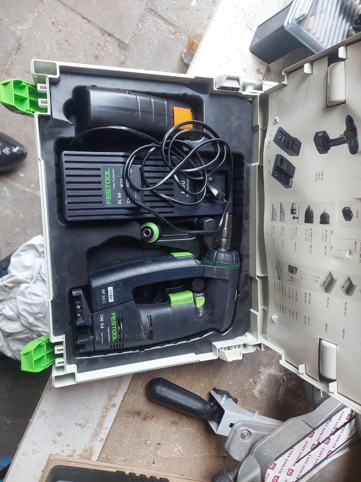 Festool boormachine 9.6v, Ophalen, Boormachine