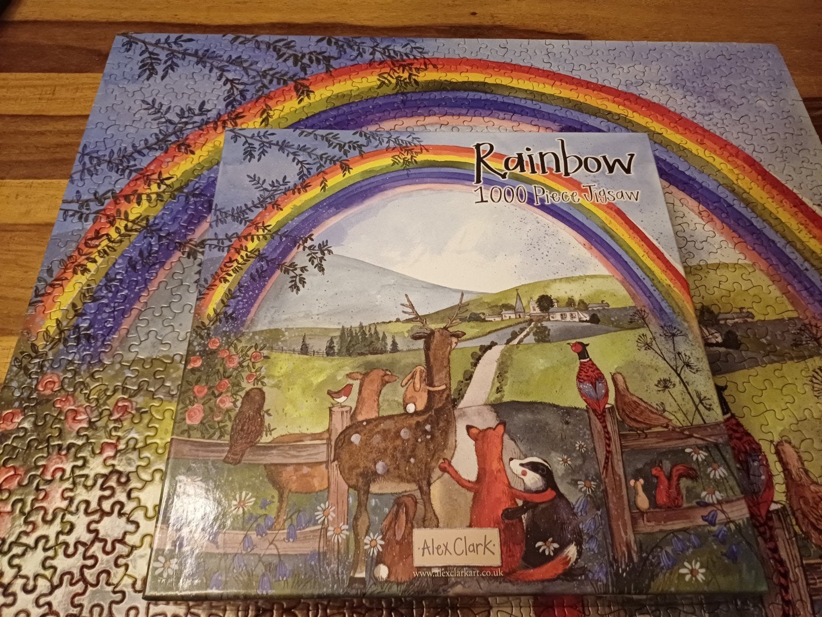 puzzel alex clark 1000 stukjes, Ophalen of Verzenden, 500 t/m 1500 stukjes, Zo goed als nieuw