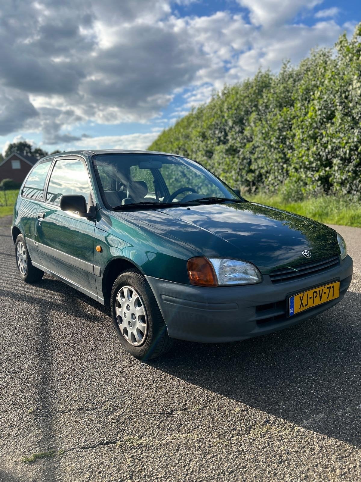 Toyota Starlet 1.3 16V 1998 Groen, Auto's, 15 km/l, 74 pk, 4 cilinders, Starlet