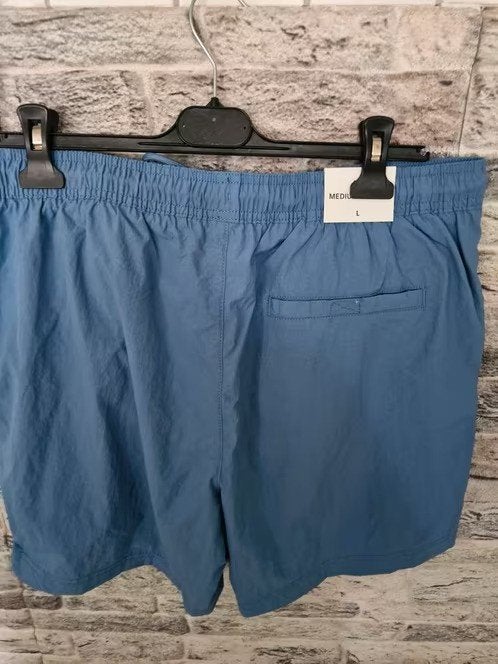 Nieuw blauwe zwembroek Maat L h3, Blauw, Onbekend, Onbekend, Zwemshort