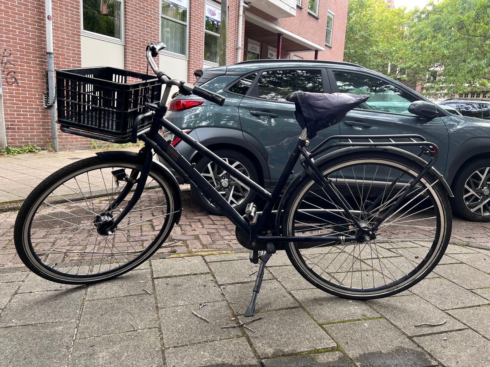 Azor fiets met voordrager en versnellingen, Fietsen en Brommers, Fietsen | Jongens, Terugtraprem, Gebruikt, Versnellingen, Ophalen
