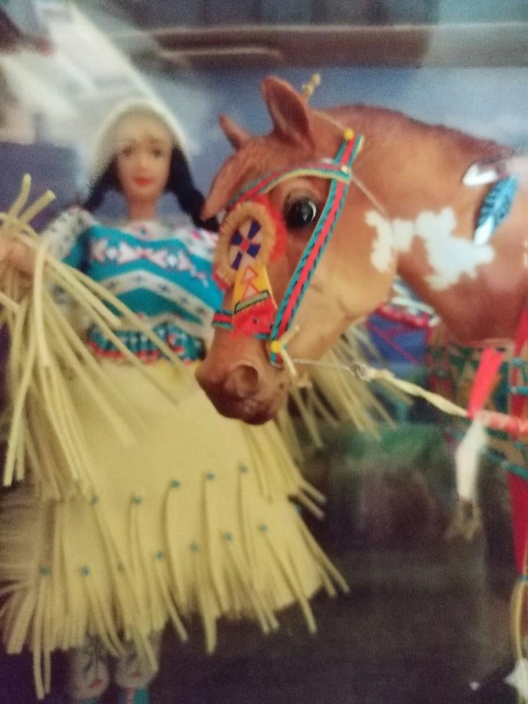 Breyer Indian Pony and Leotie, Verzamelen, Ophalen of Verzenden, Nieuw, Paard, Beeldje of Figuurtje