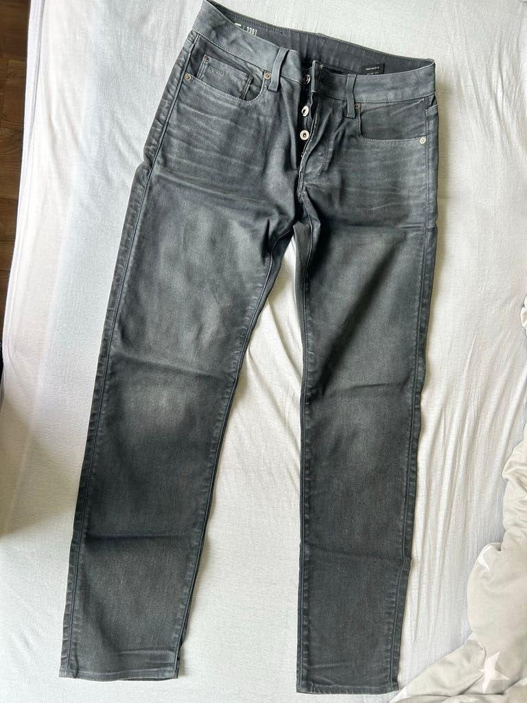 G-star Raw jeans denim spijkerbroek zwart Slim 3301 W29 L32, Ophalen of Verzenden, Nieuw, Zwart, W36 - W38 (confectie 52/54)