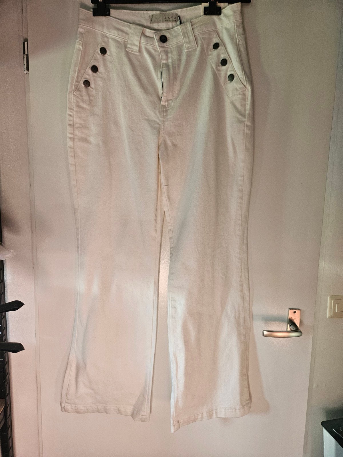 YAYA Witte Denim Broek - Nieuw w42l32, ., Ophalen of Verzenden, ., YAYA